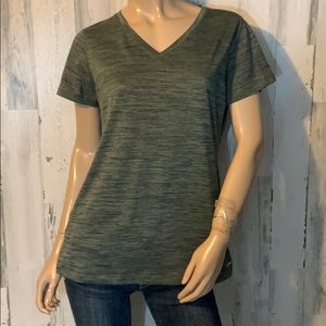 Size large tall Eddie Bauer Olive Green Tee Shirt